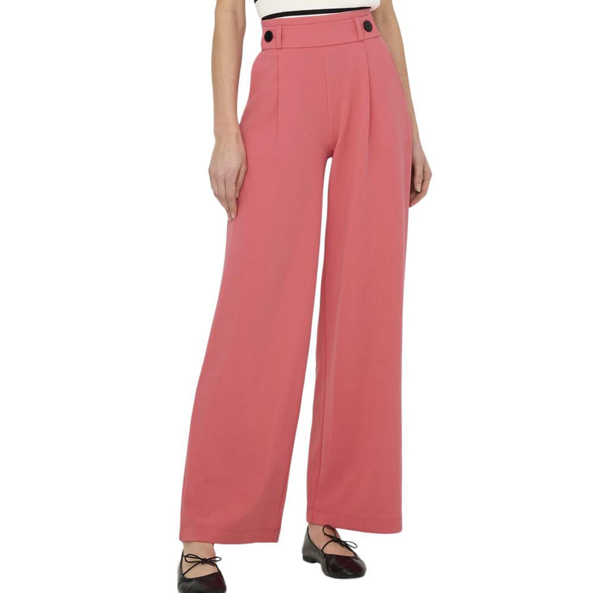 Voir la diapositive 1 : JACQUELINE DE YONG Pantalon rose femme jdy geggo