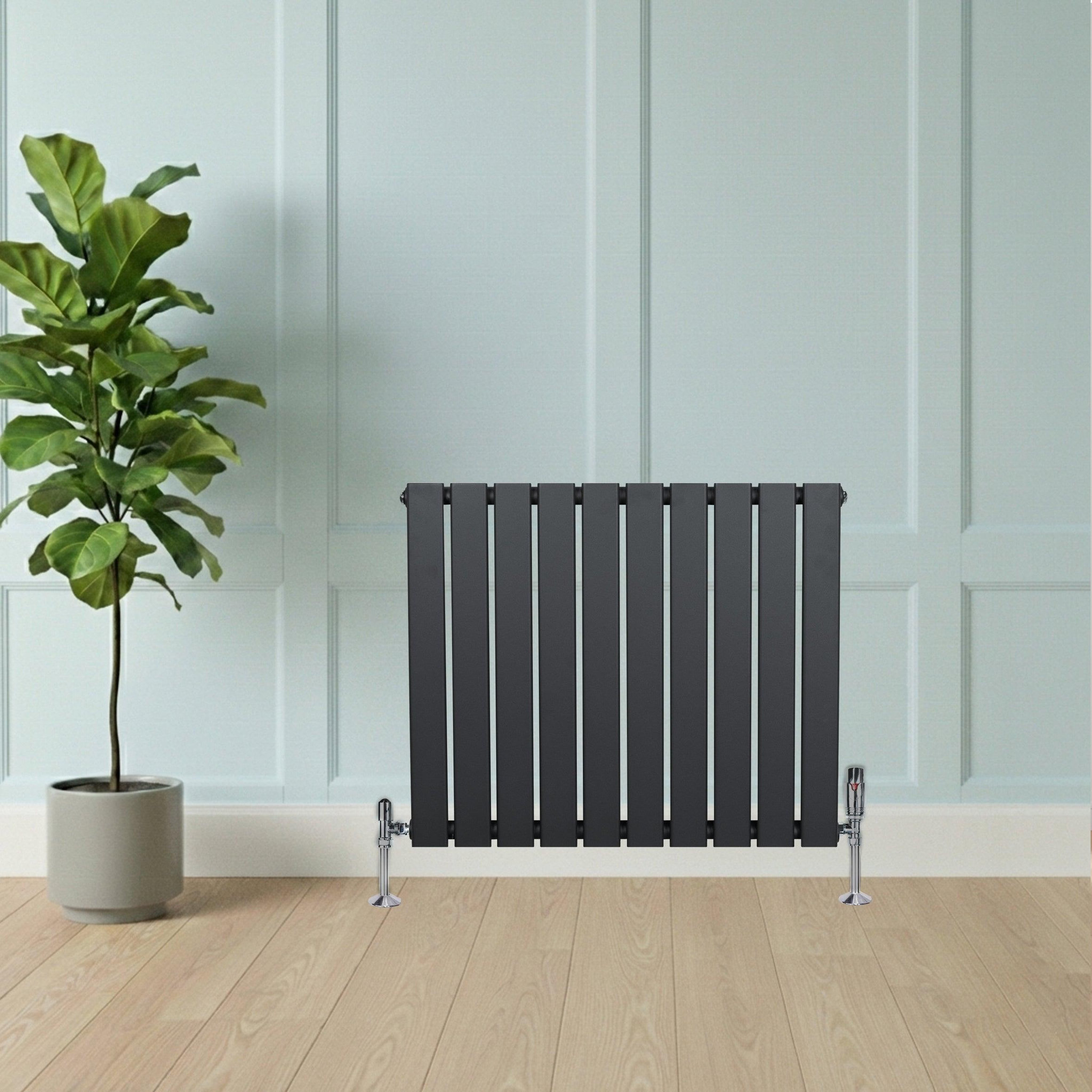 Voir la diapositive 4 : MONSTERSHOP Radiateur plat à 1 panneau - 600 x 700 mm