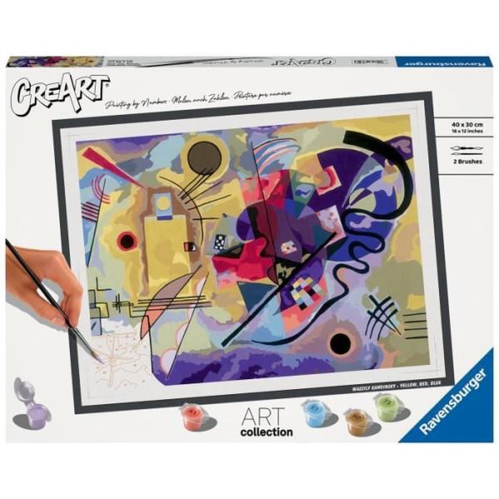 RAVENSBURGER Creart grand format 30x40 cm kandinsky, des 12 ans, 23650, ravensburger