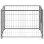 Voir la diapositive 3 : VIDAXL Chenil Argente 100x100x70 cm Acier