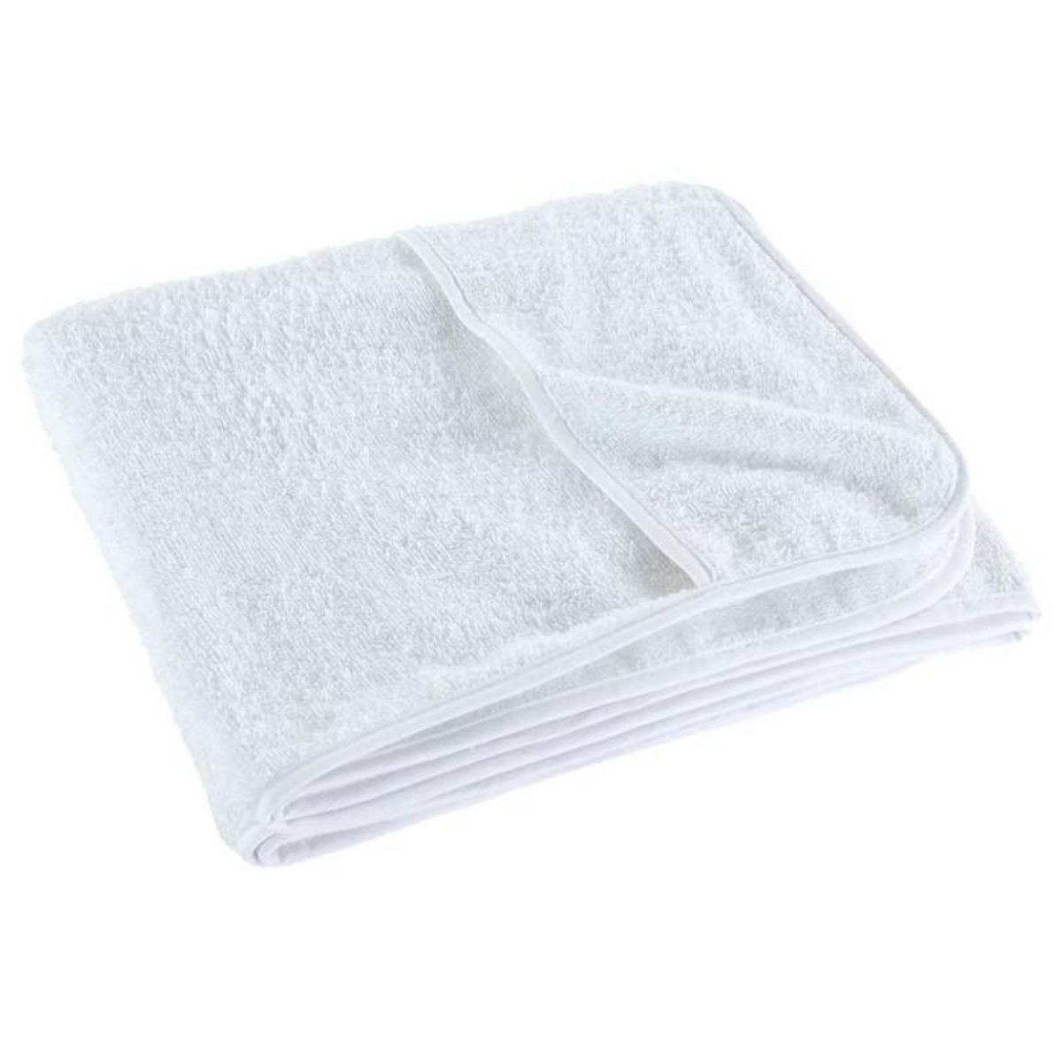 VIDAXL Serviettes de plage 6 pcs blanc 60x135 cm tissu 400 GSM