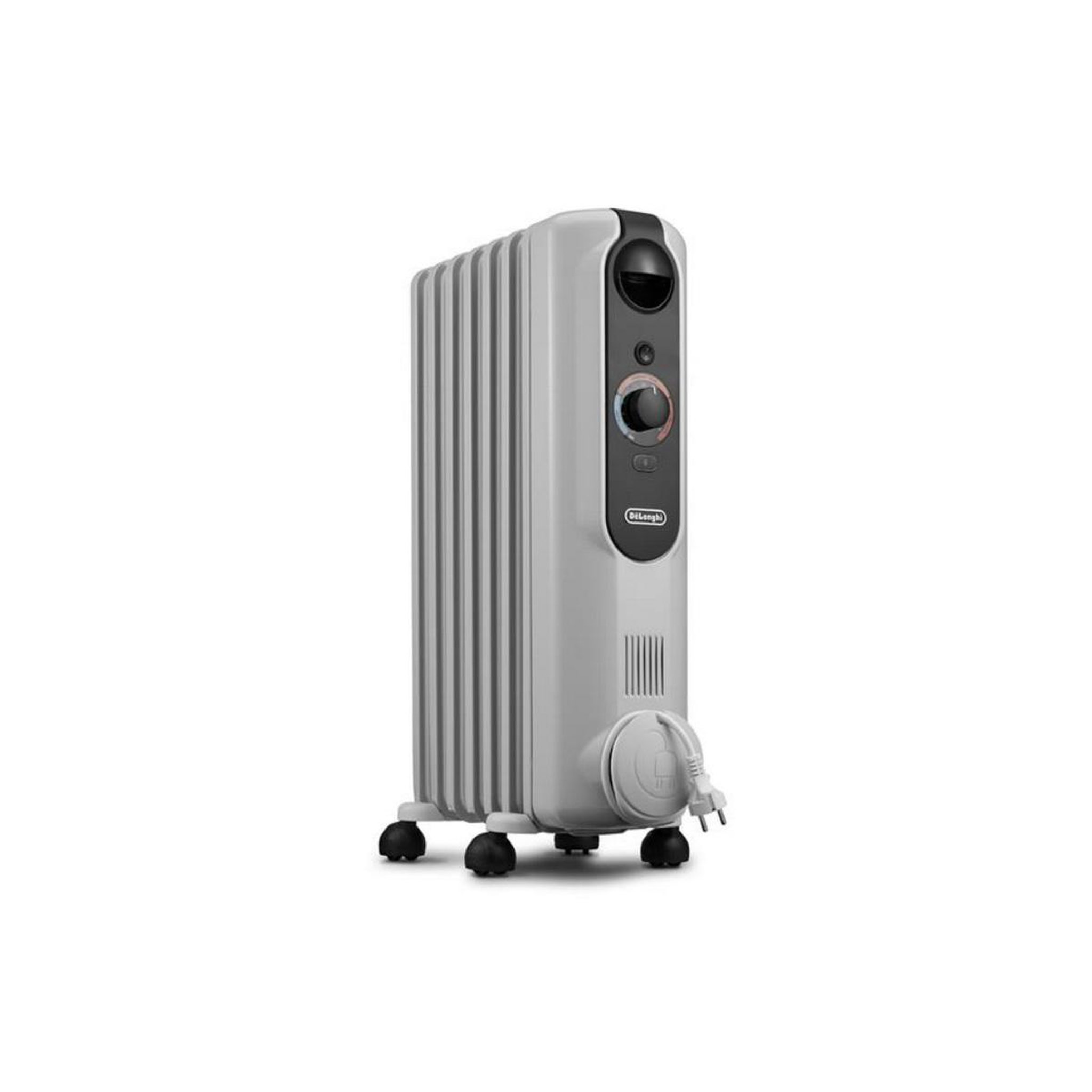 Voir la diapositive 2 : DELONGHI Radiateur à bain d'huile 1500w blanc - trrse0715