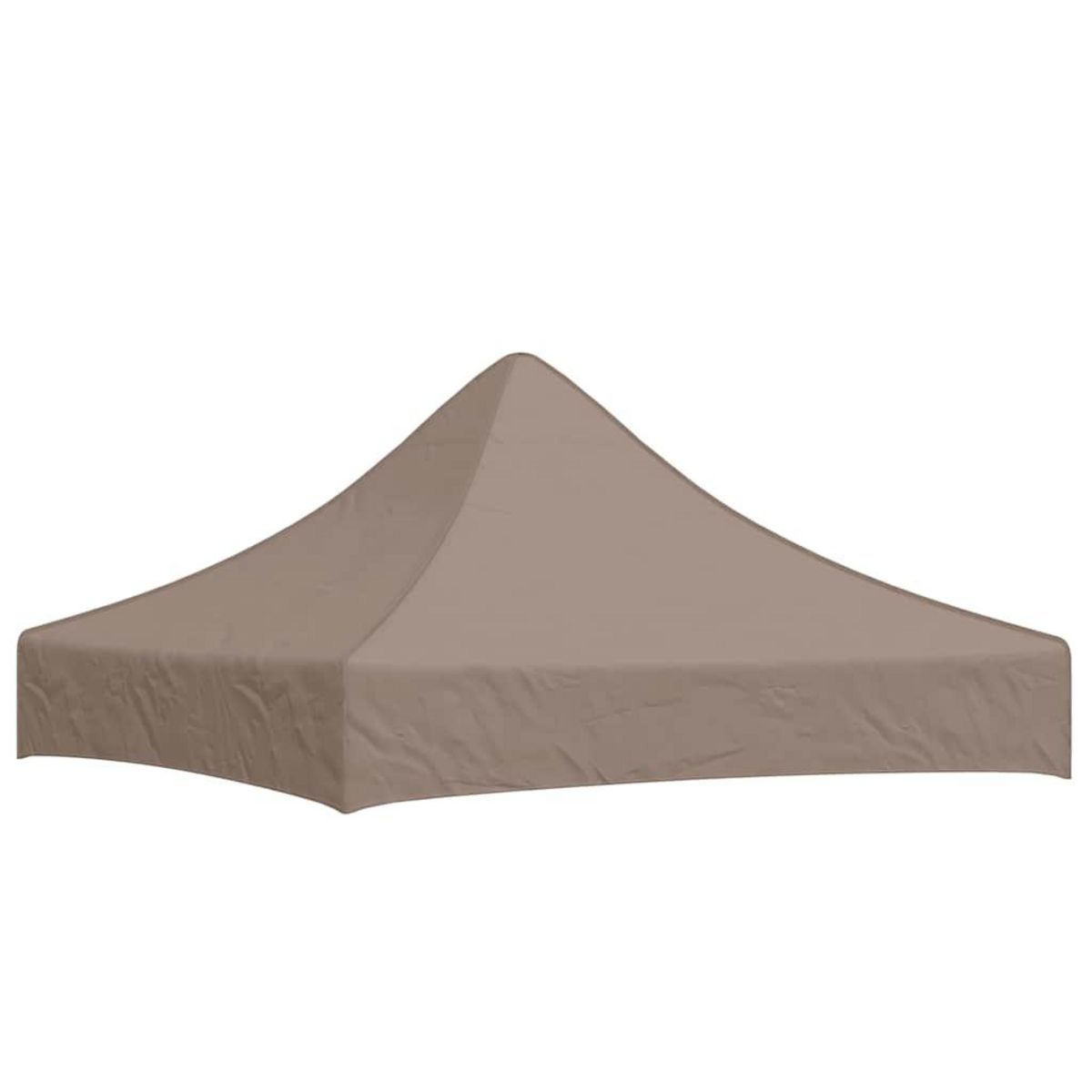 VIDAXL Toit de tente de reception 2x2 m Taupe 270 g/m^2