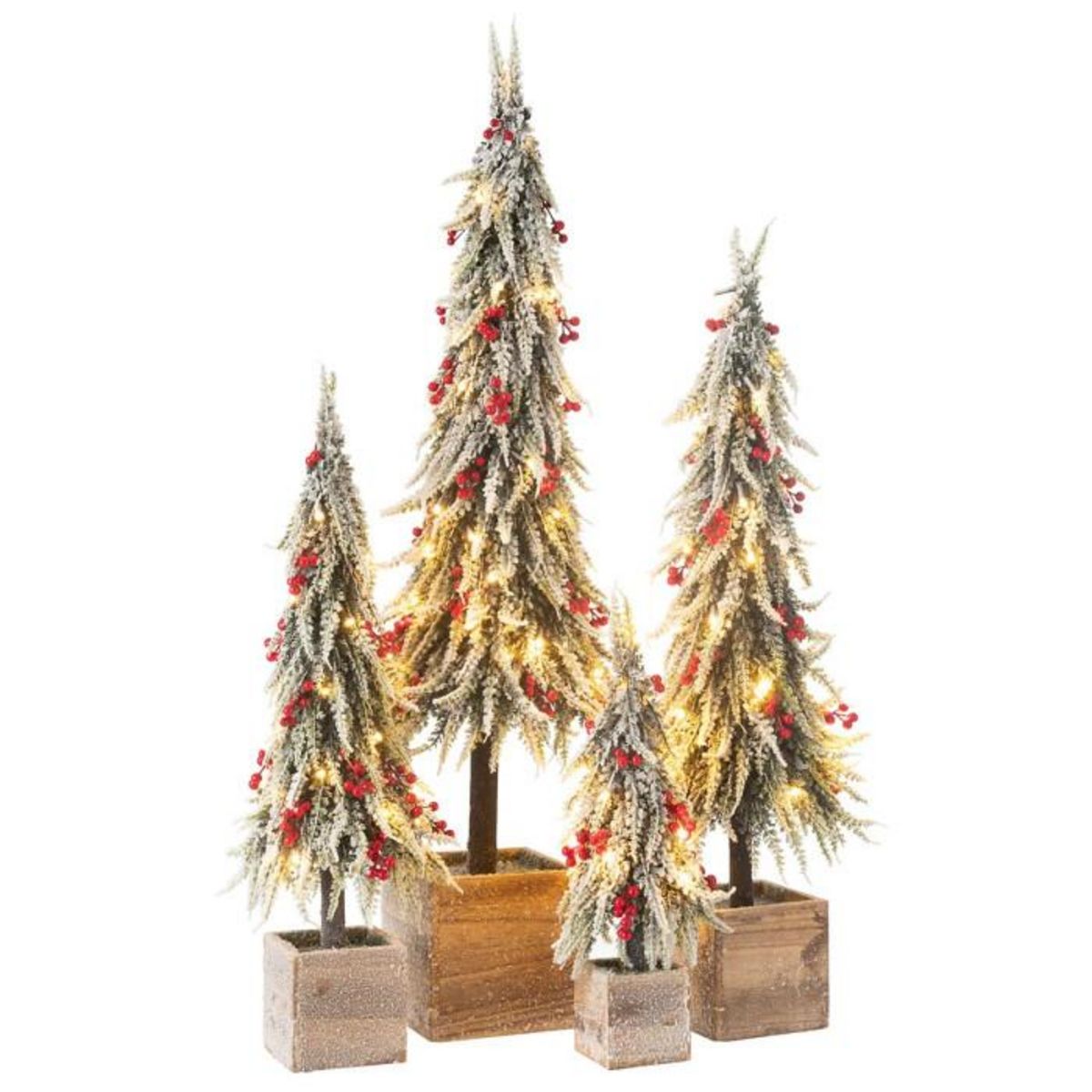 Paris Prix Sapin de Noël Déco à LED  Bruno  60cm Vert