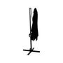 Voir la diapositive 3 : Habitat et Jardin Parasol jardin déporté  Soleil  - Carré - 2.5 x 2.5 m - Noir + Housse de protection