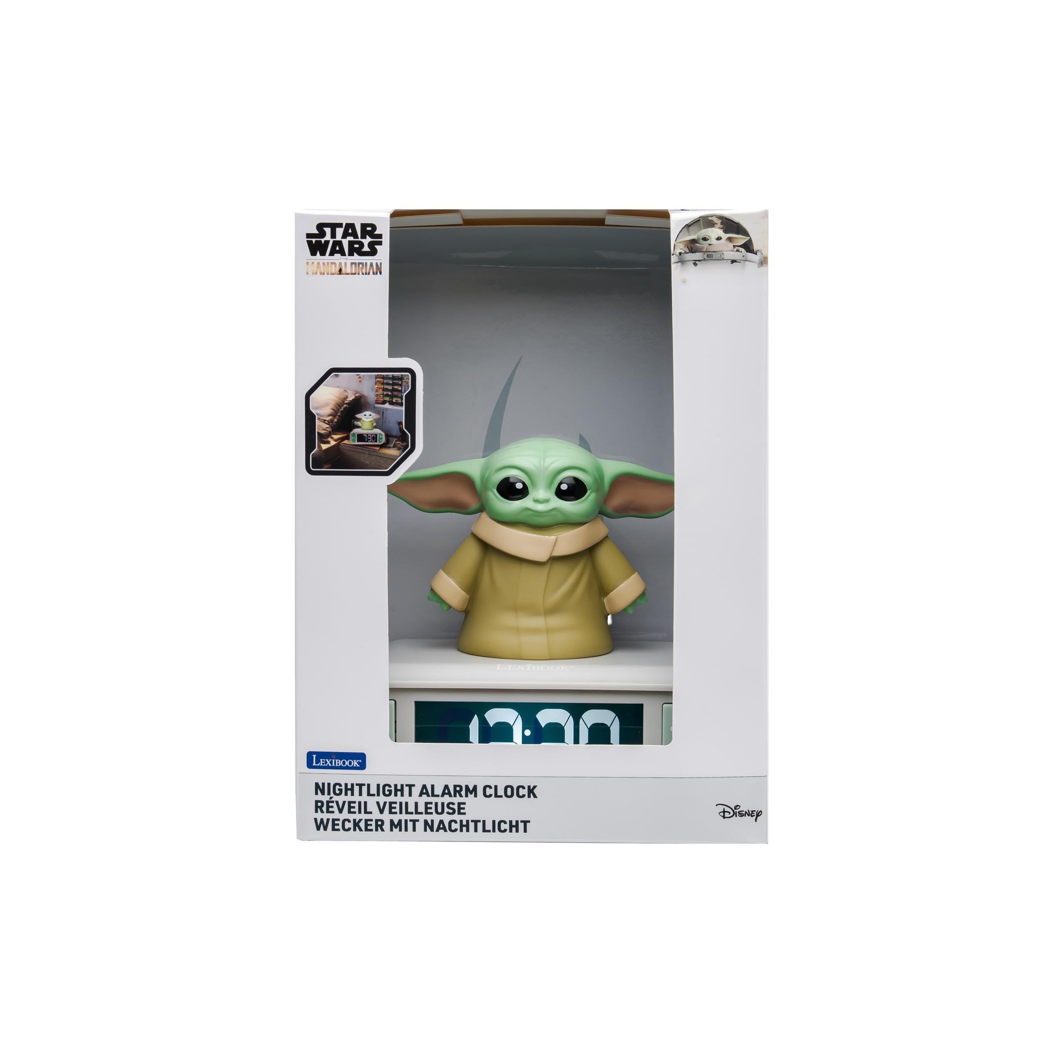 Voir la diapositive 3 : Lexibook Réveil avec veilleuse Star Wars en 3D