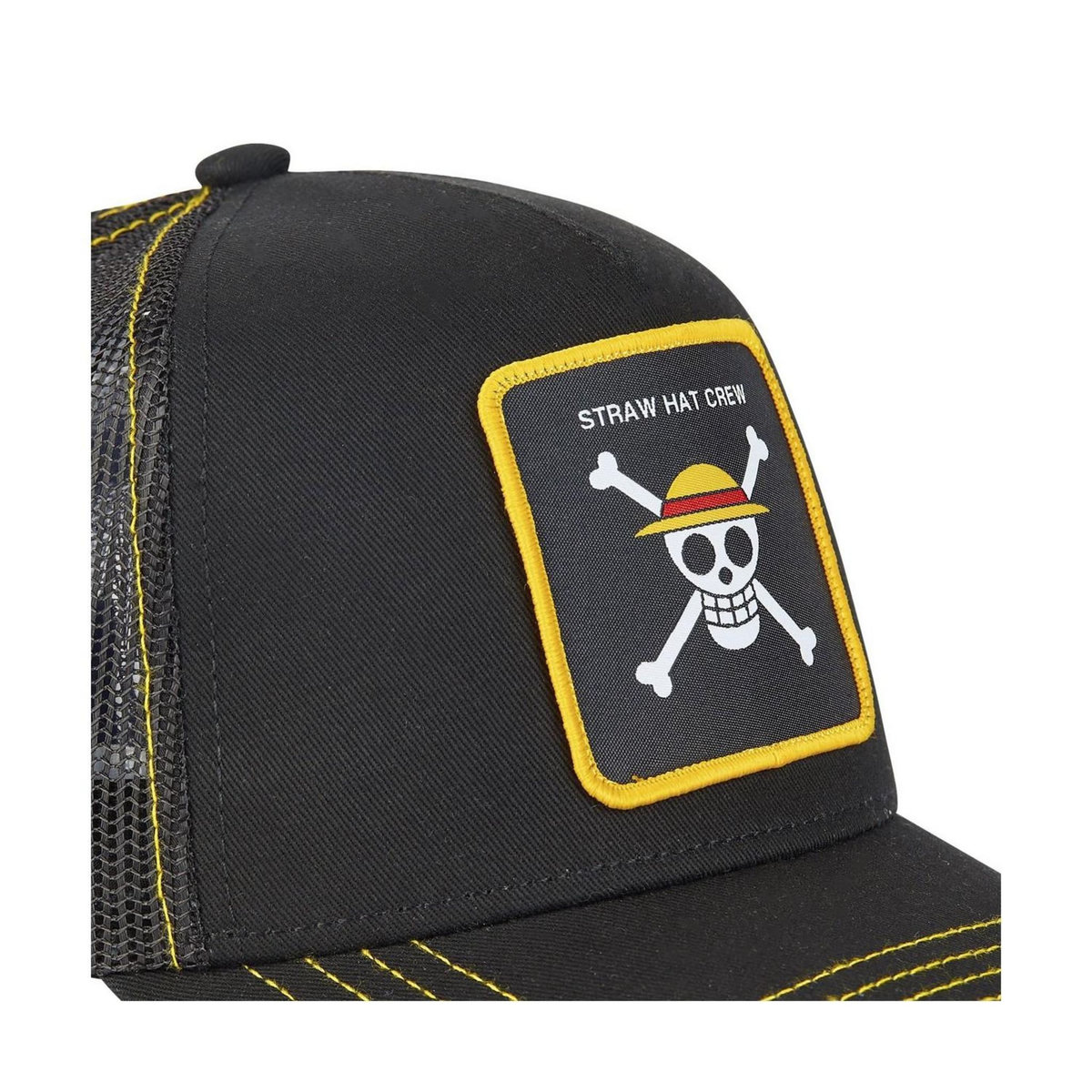 CAPSLAB Casquette trucker avec filet One Piece Luffy