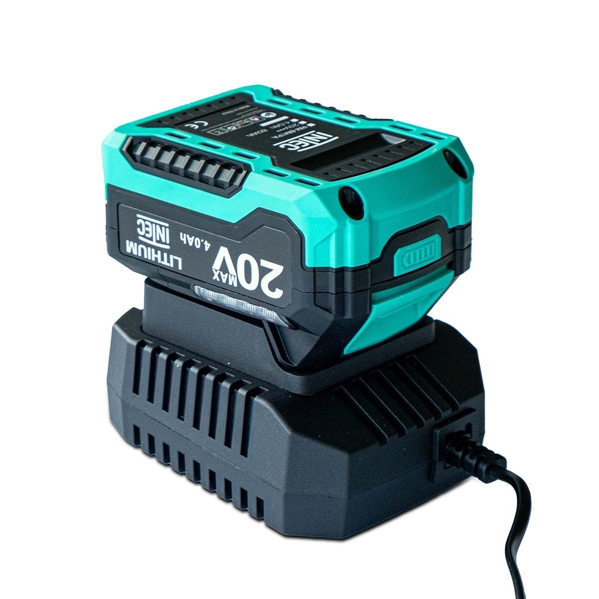 Voir la diapositive 2 : INTEC Pulvérisateur à batterie 20v 12l 5 bar + 2 batteries lithium 4.0ah + chargeur + 2 lances fibre et inox + 4 buses intec