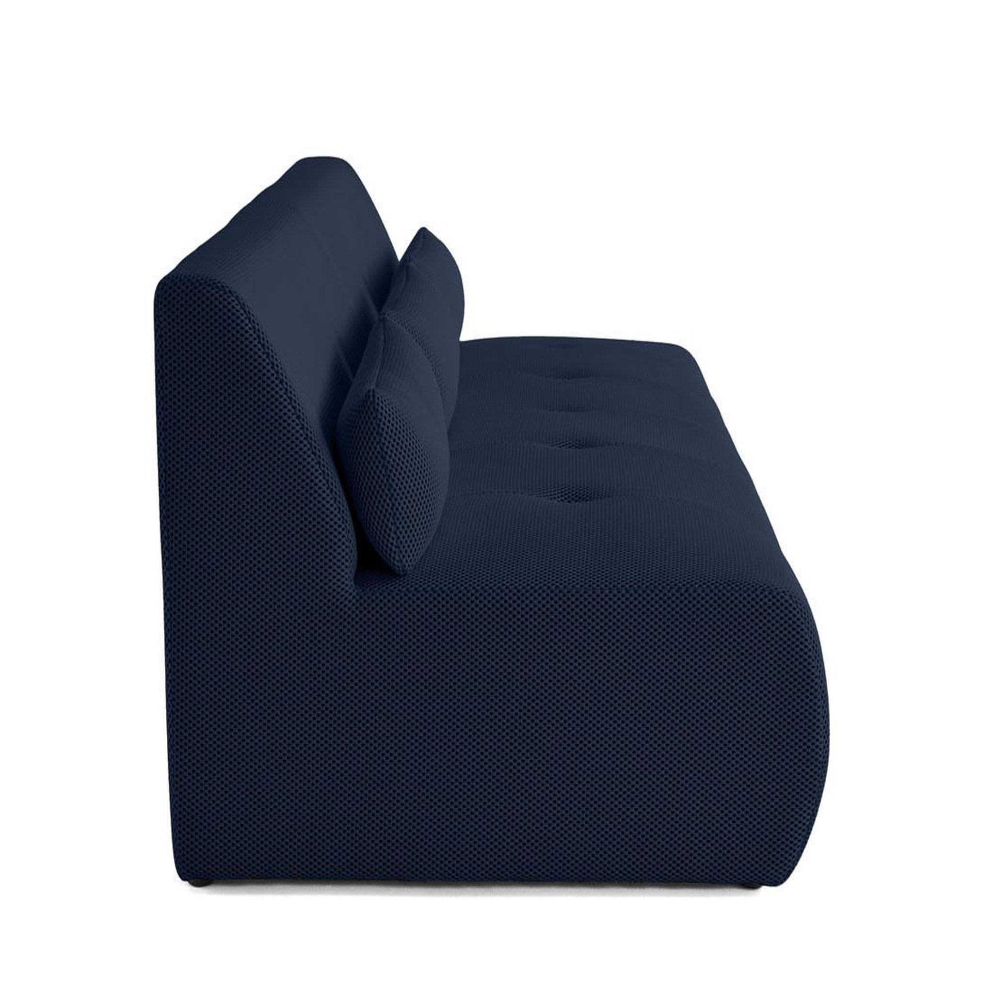 Voir la diapositive 3 : LISA DESIGN Onyx - canapé droit 3 places - en tissu mailles 3d