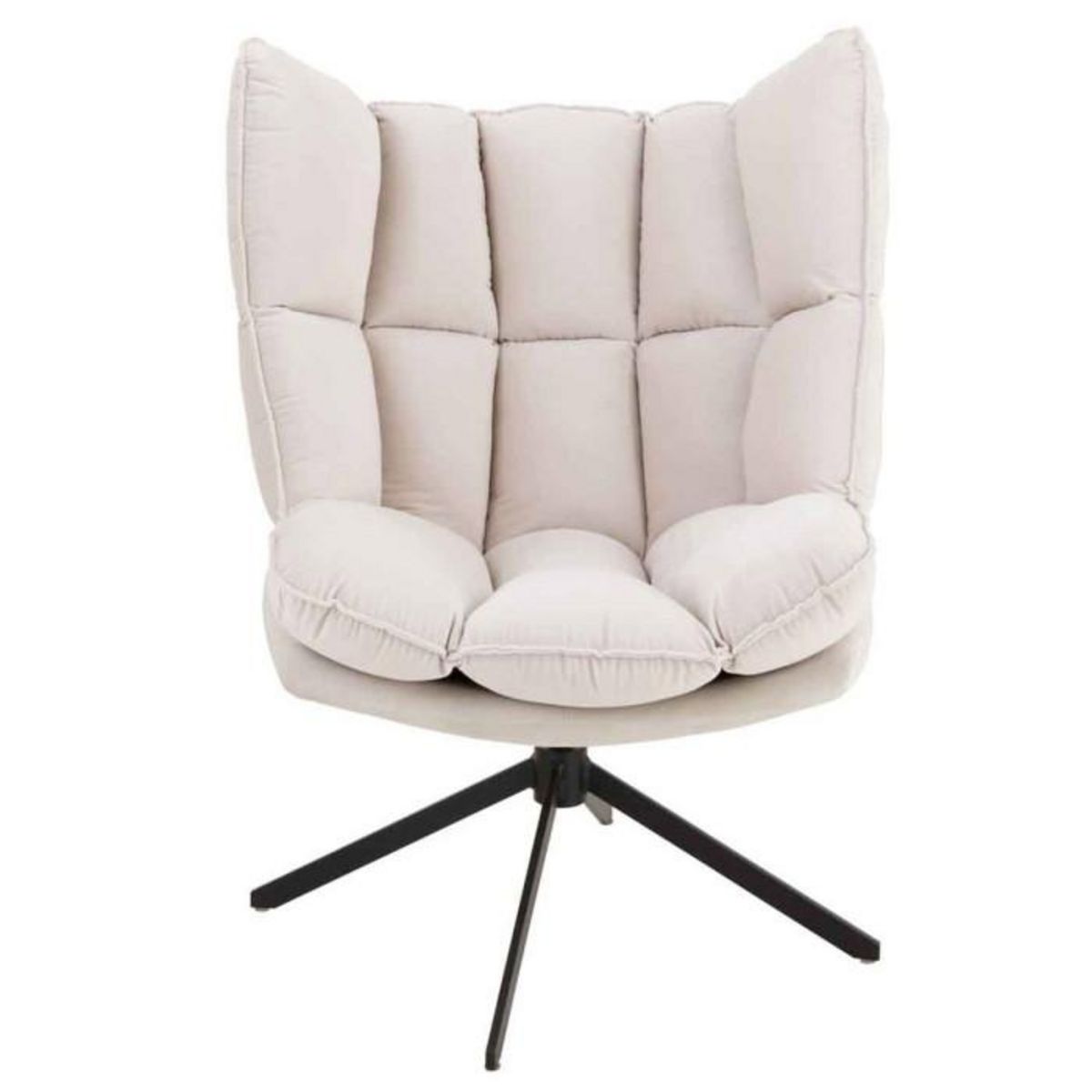 Paris Prix Fauteuil Relax sur Pied  Coussin  92cm Beige