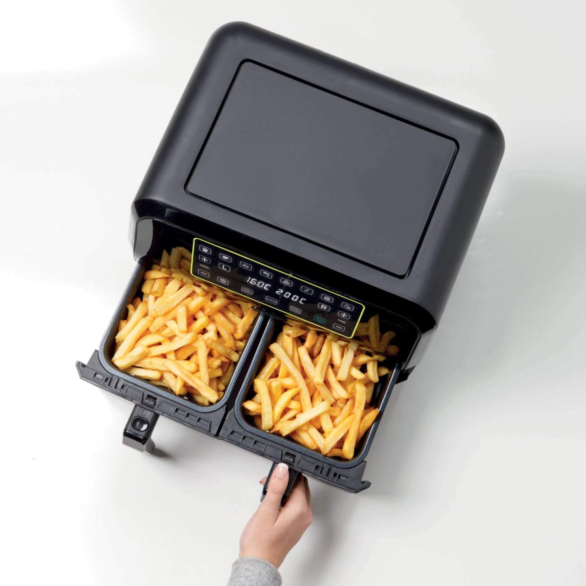 Voir la diapositive 3 : ARIETE Ariete 4623 airy fryer friteuse à air double avec double panier 1700 w 8 l multifonction noir