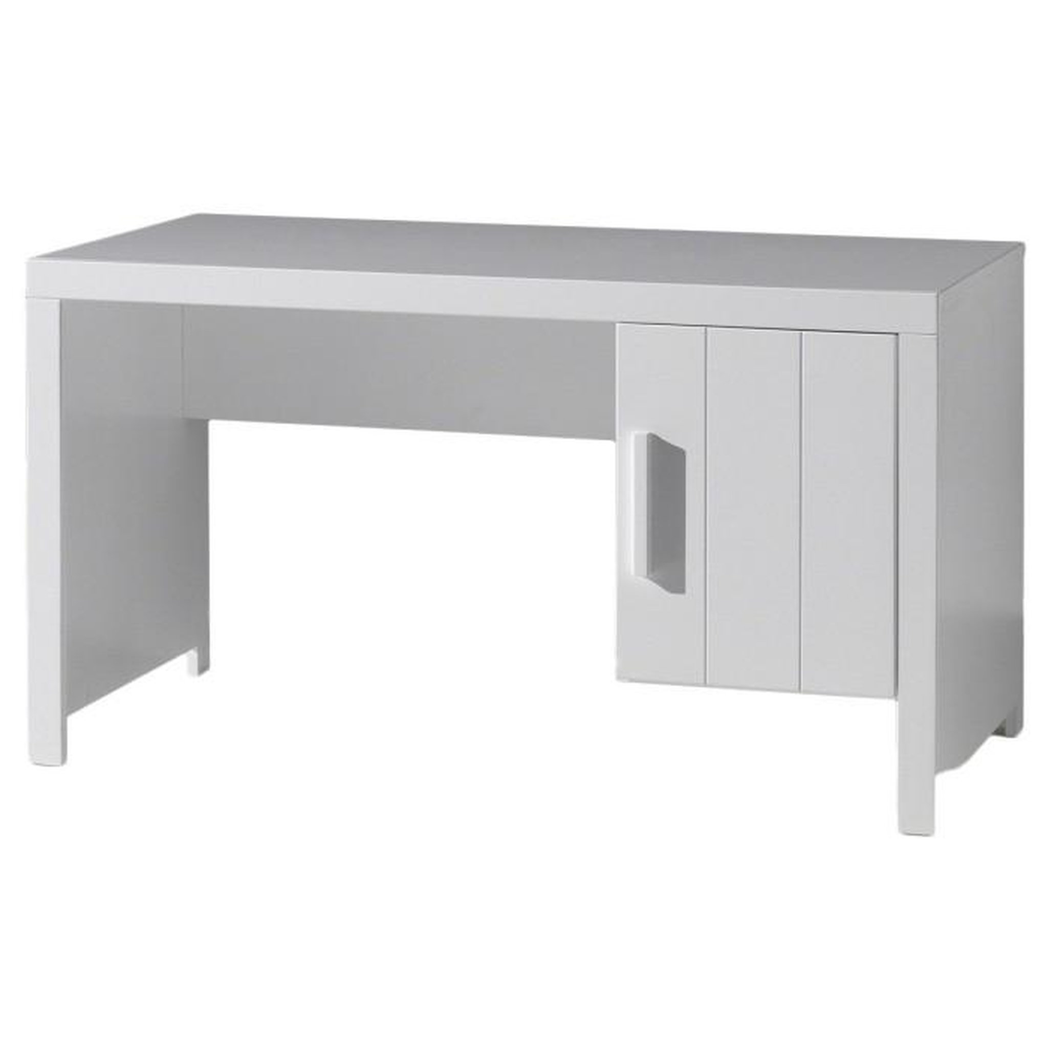 Voir la diapositive 5 : Paris Prix Pack - Lit Enfant, Chevet, Armoire & Bureau  Erik  Blanc