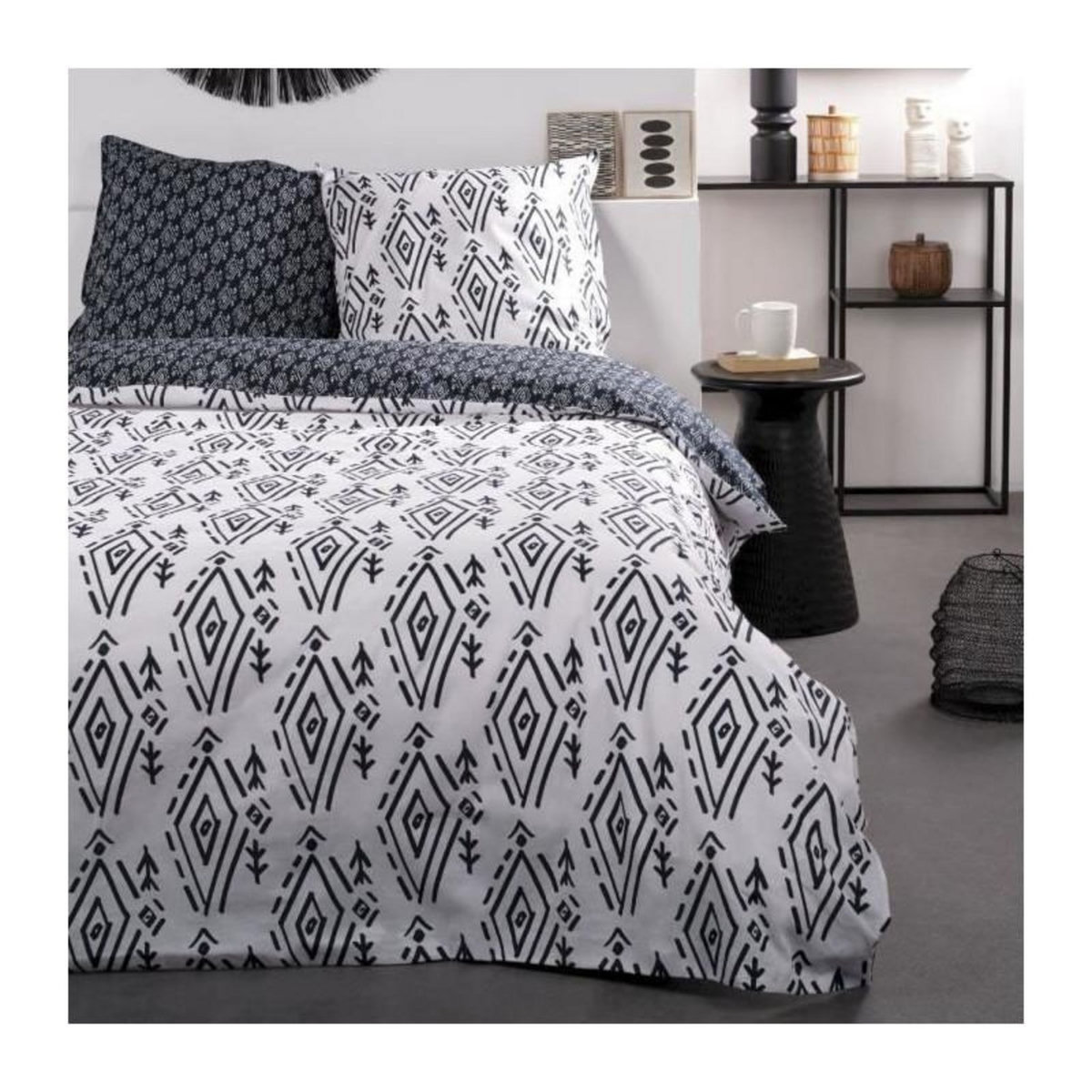 Today Parure de lit - TODAY - Sunshine - 116533 - 2 personnes - 240x260cm - Coton - Imprimé 9.31