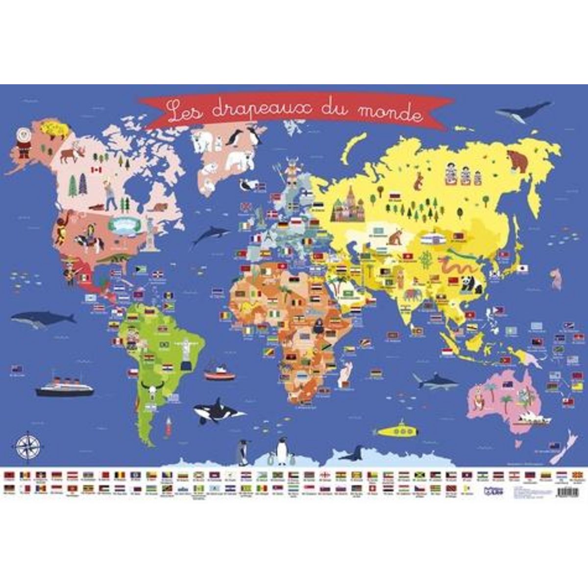 LES DRAPEAUX DU MONDE, Lapeyre Emilie