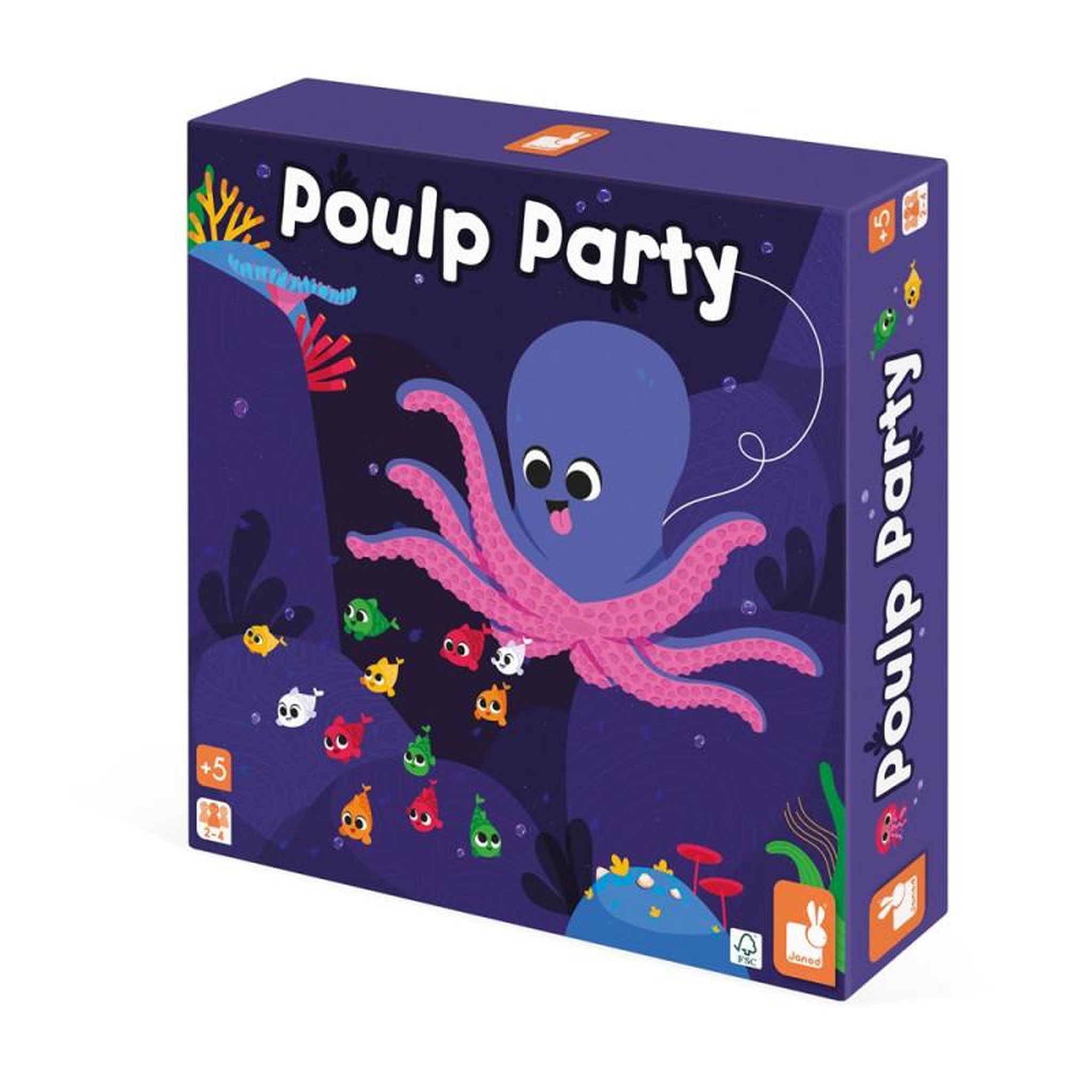 JANOD Jeu de stratégie Janod Poulp Party