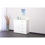 Voir la diapositive 2 : Commode 1 porte 4 tiroirs L94cm BETTI