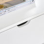 Voir la diapositive 6 : SOBUY SoBuy - Table De Chevet à deux tiroirs - Blanc - 45x38x55cm - Minimaliste - FRG258-II-W