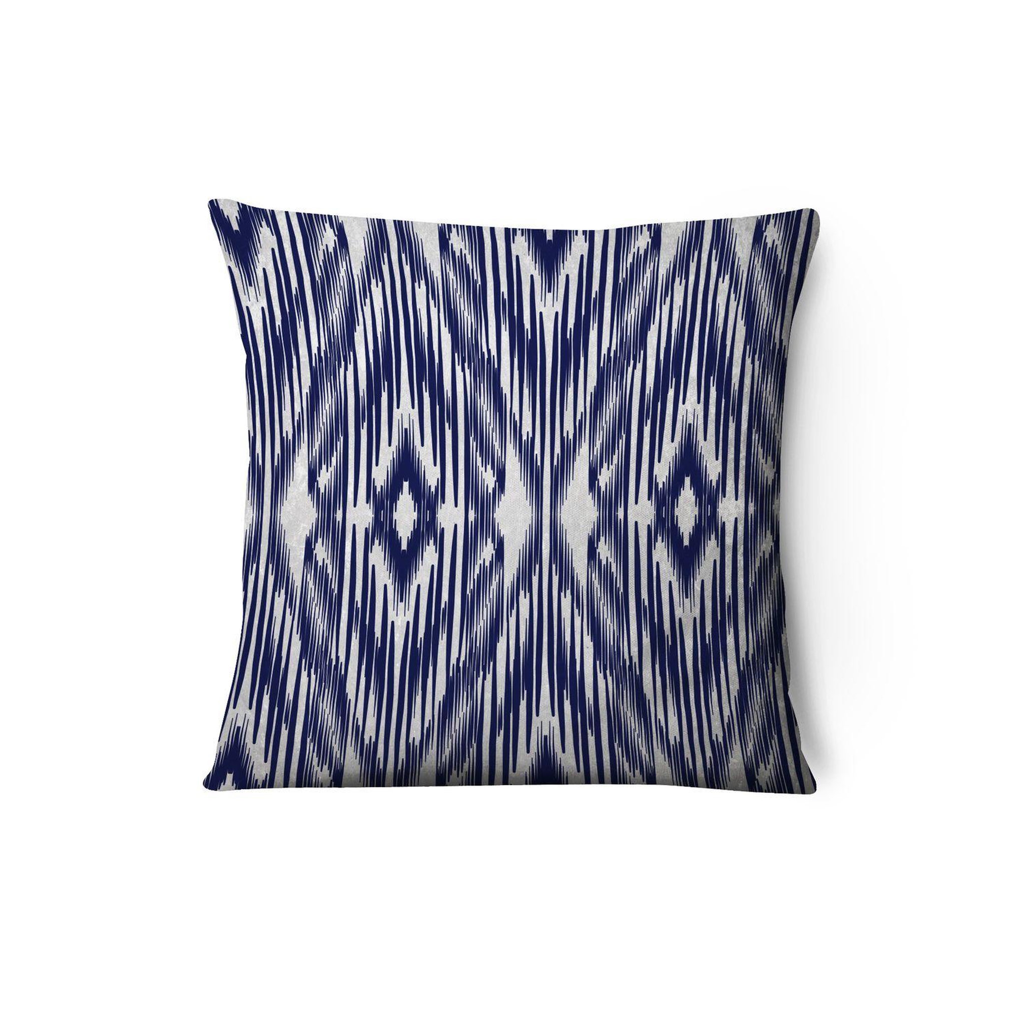 HOME MANIA Housse de coussin en velours louka - l. 43 x l. 43 cm - bleu