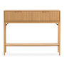 Voir la diapositive 4 : VS VENTA-STOCK Table console Lluvia 2 tiroirs effet Chêne