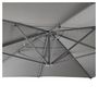 Voir la diapositive 5 : GARDENSTAR Parasol déporté  - Aluminium et polyester - 3x4 m - gris 