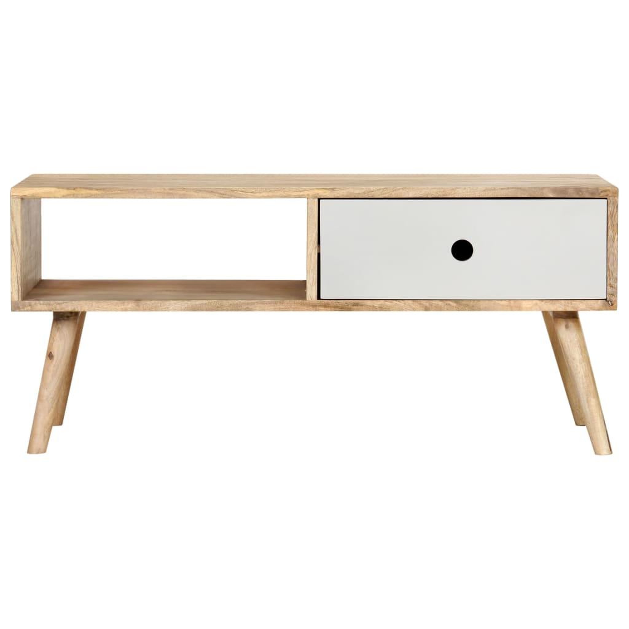 Voir la diapositive 3 : VIDAXL Table basse 90x50x40 cm bois de manguier massif