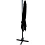 Voir la diapositive 4 : Habitat et Jardin Parasol jardin déporté  Soleil  - Carré - 2.5 x 2.5 m - Noir + Dalles à lester incluses