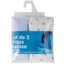 Voir la diapositive 2 : Babycalin Lot de 2 draps housse pour lit bébé étoiles 60 x 120 cm