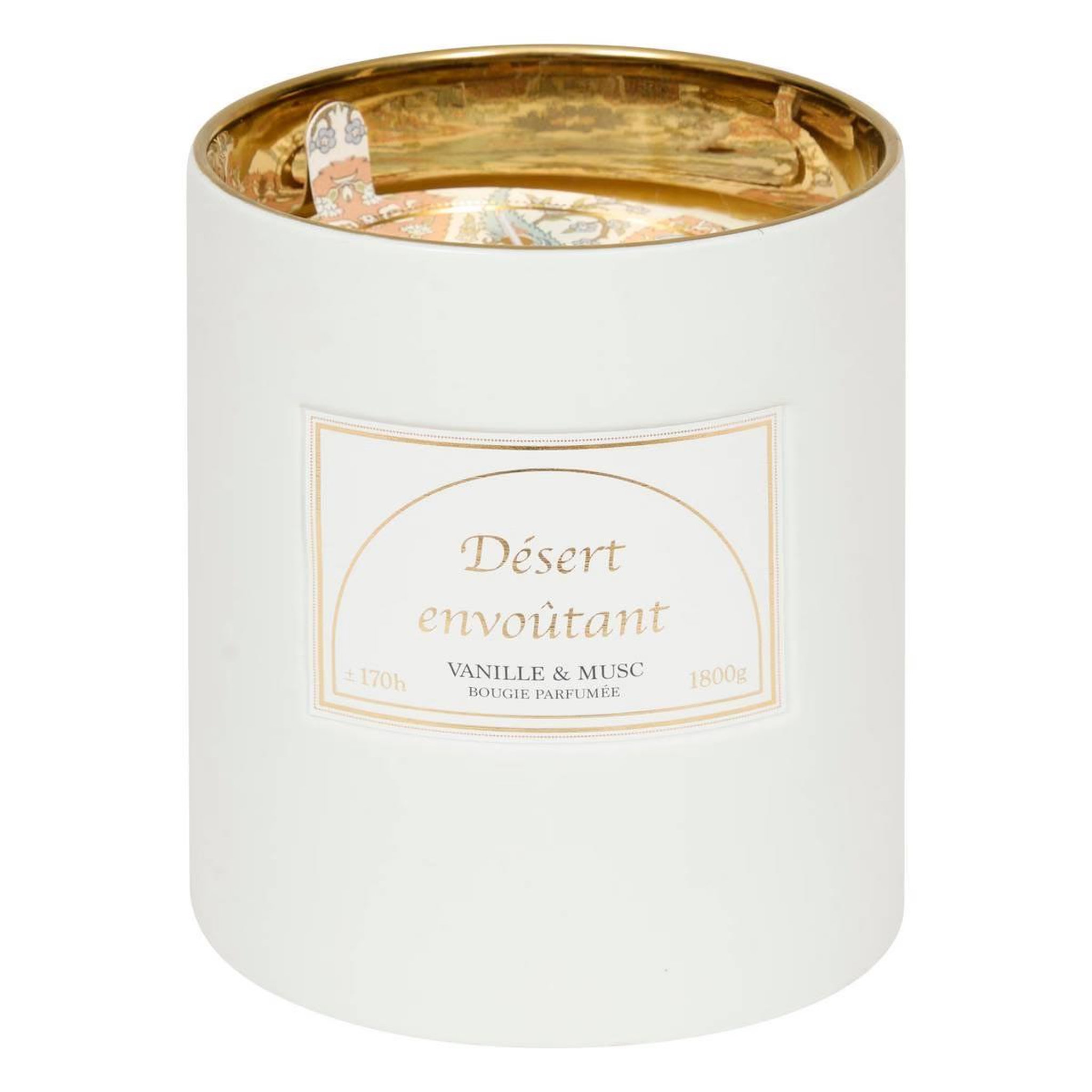 Voir la diapositive 4 : ATMOSPHERA Bougie parfumée en céramique  lucia  1800g vanille & musc