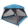 Voir la diapositive 2 : VIDAXL Tente de cabine familiale 6 personnes bleu impermeable