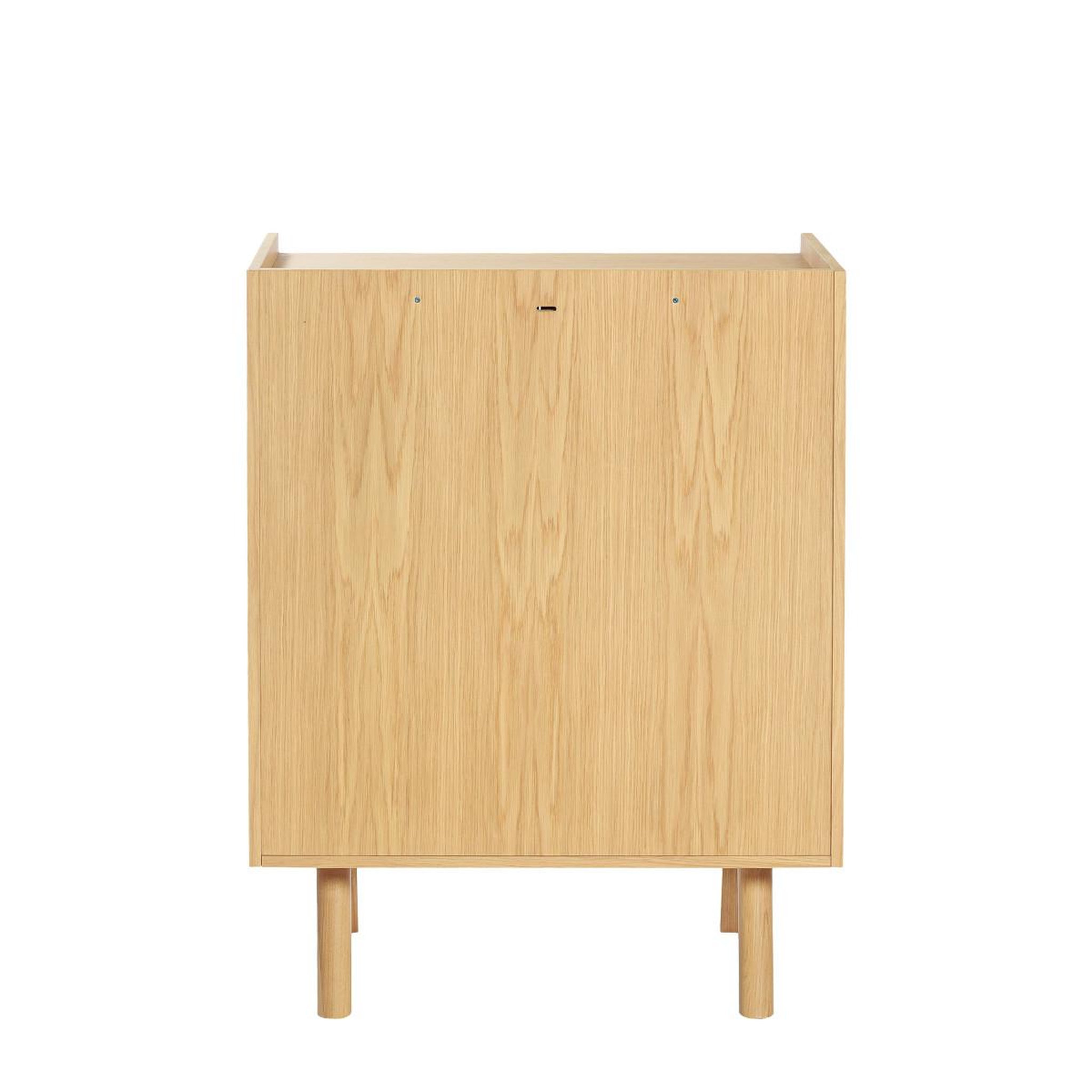 Voir la diapositive 3 : Paris Prix Buffet design 2 portes  nice  75cm chêne