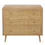 Voir la diapositive 2 : Paris Prix Commode en Bois 3 Tiroirs  Bali  90cm Naturel