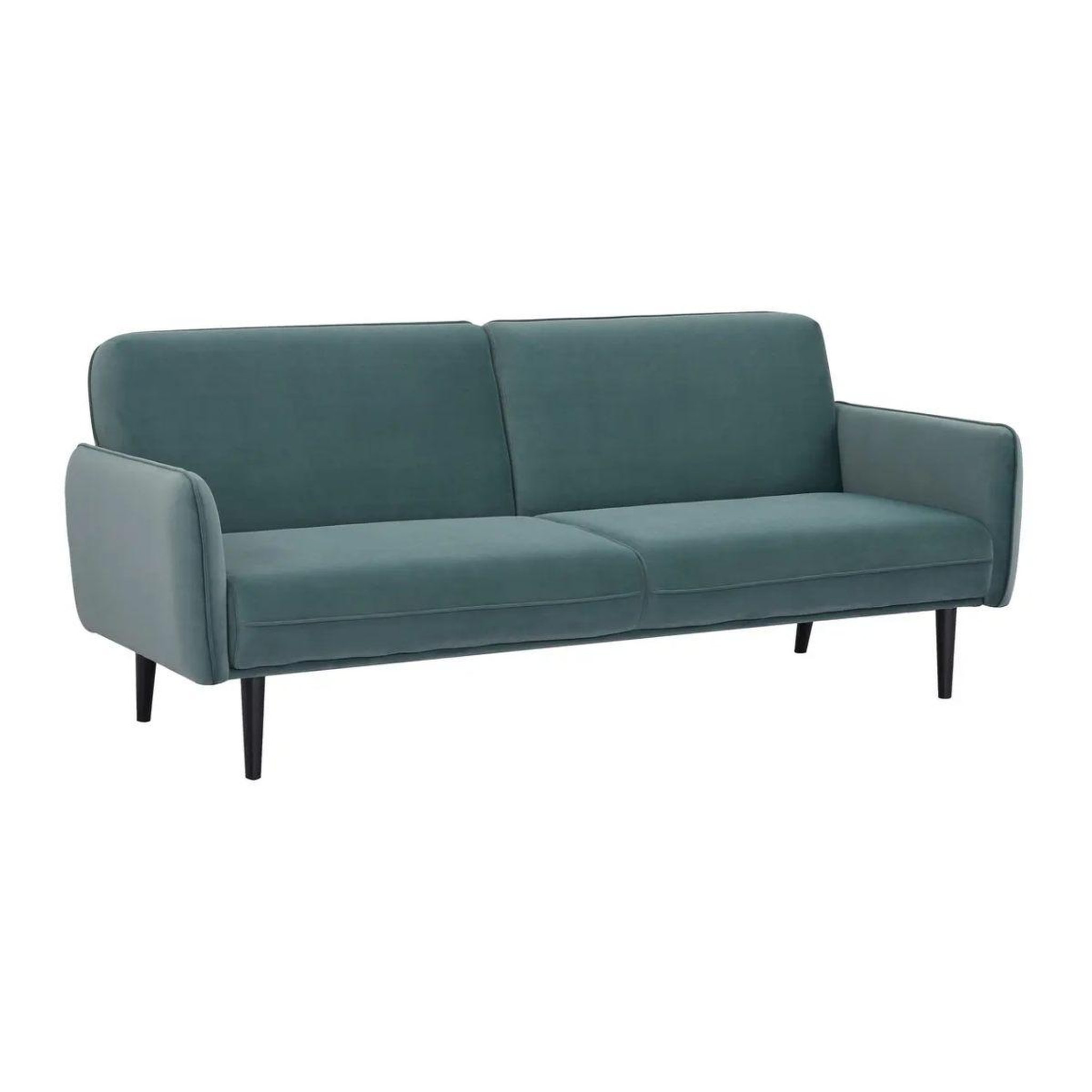 Voir la diapositive 1 : Paris Prix Canapé Convertible en Velours  Daria  198cm Vert