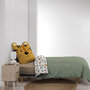 Voir la diapositive 5 : Douceur d'Intérieur Parure de lit enfant réversible TIGRY - Coton 42 fils/cm² - 140 x 200 cm - Vert