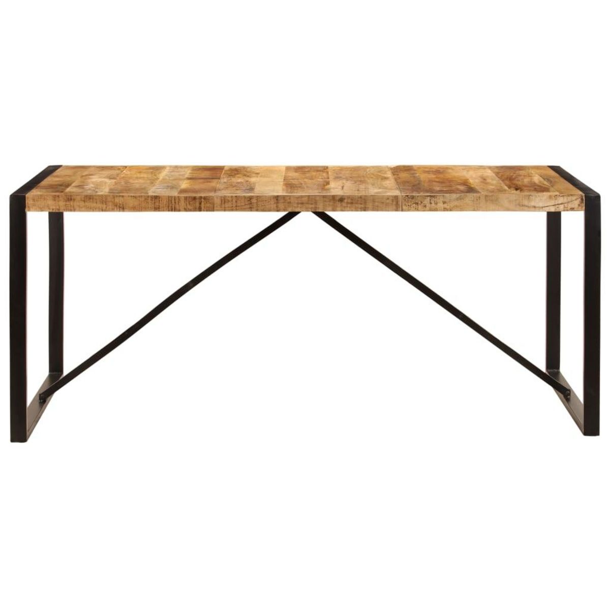 VIDAXL Table a manger Bois de manguier brut 180 cm