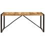 Voir la diapositive 3 : VIDAXL Table a manger Bois de manguier brut 180 cm