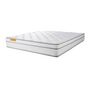 Voir la diapositive 3 : SEPTNUITS Pack matelas + sommier kit blanc Memo Luxe Ressorts ensachés + mémoire de forme + Couette + 2 oreillers