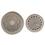 Voir la diapositive 1 : ATMOSPHERA Lot de 2 Décorations Murales Jute  Panier  48cm Naturel