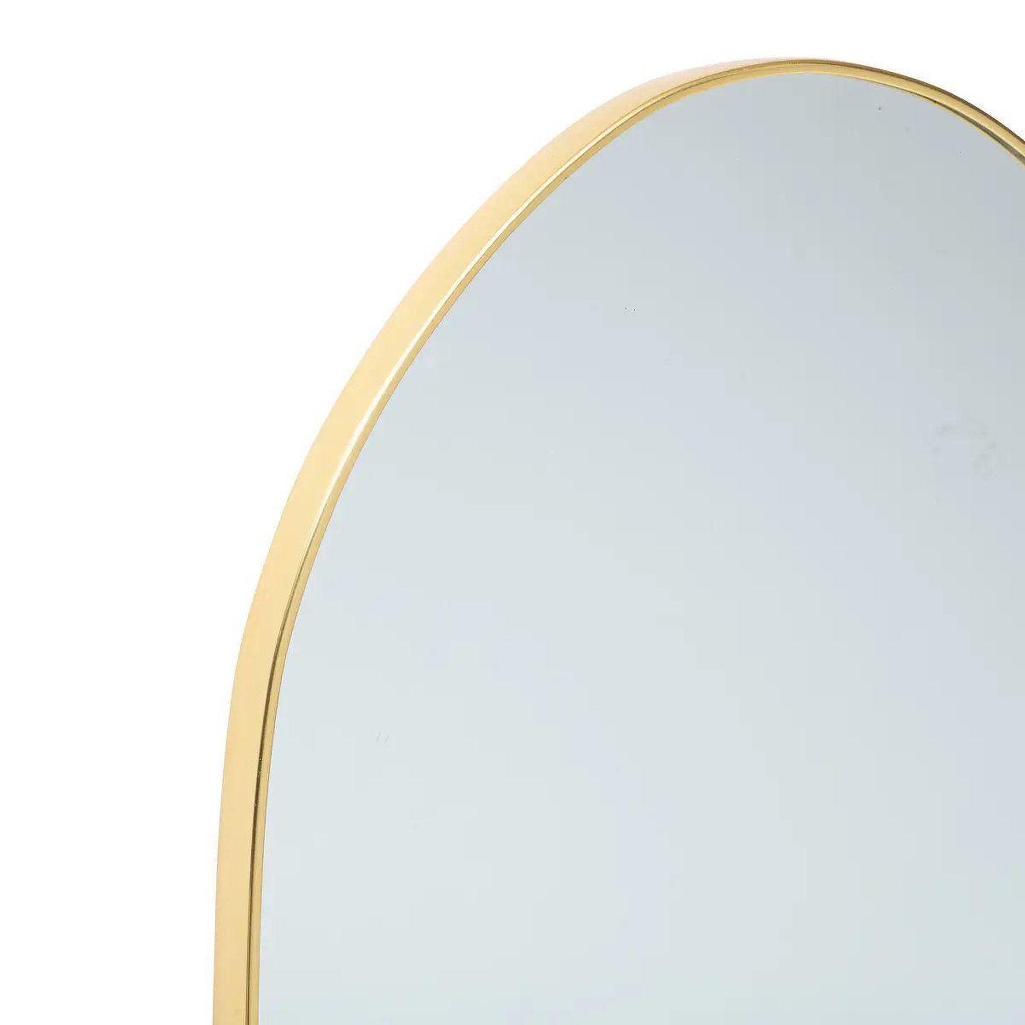 Voir la diapositive 2 : ATMOSPHERA Miroir mural déco  roman  39cm or