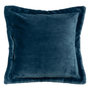 Voir la diapositive 1 : ATMOSPHERA Coussin Déco Flanelle  Cuddly  53x53cm Bleu Égéen