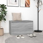 Voir la diapositive 1 : VIDAXL Banc d'entree 80x40x45 cm Sonoma gris Bois d'ingenierie