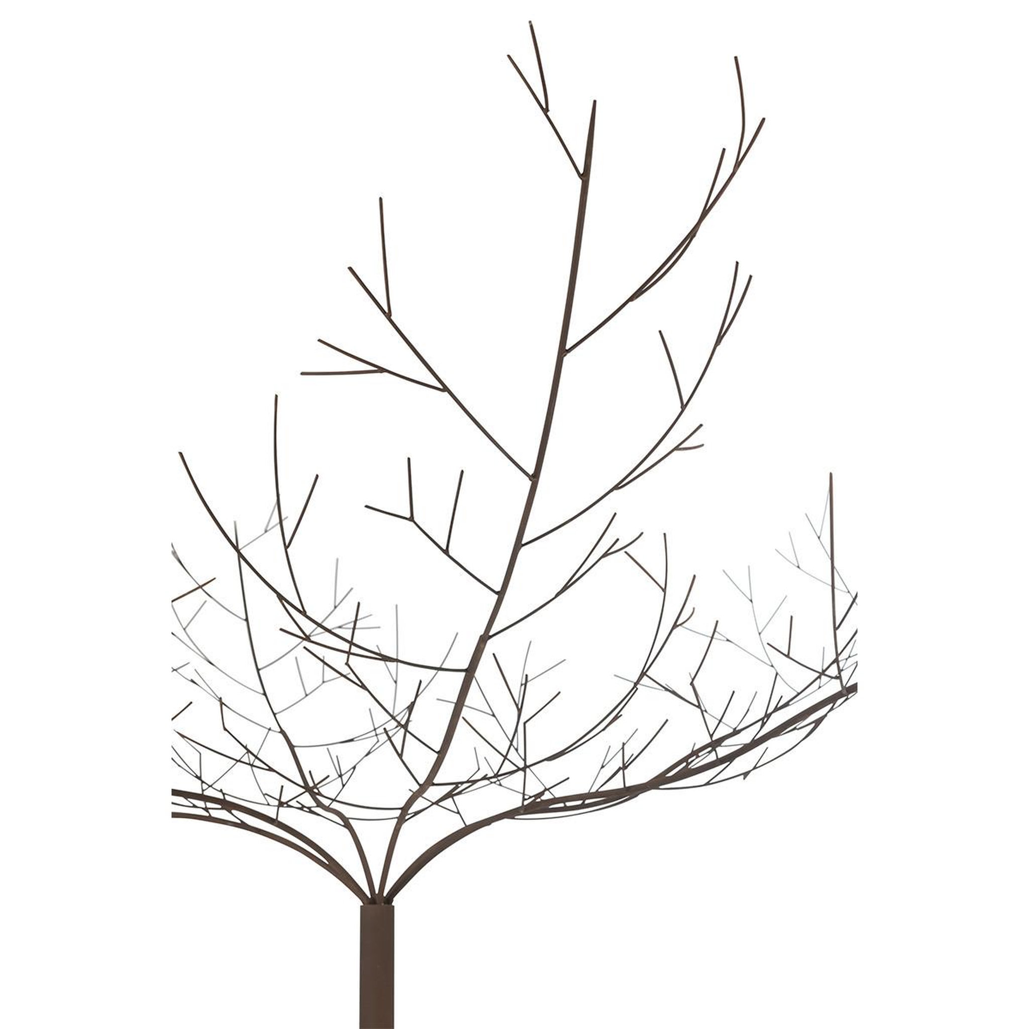 Voir la diapositive 2 : J-LINE Arbre déco en métal  maynard  250cm marron