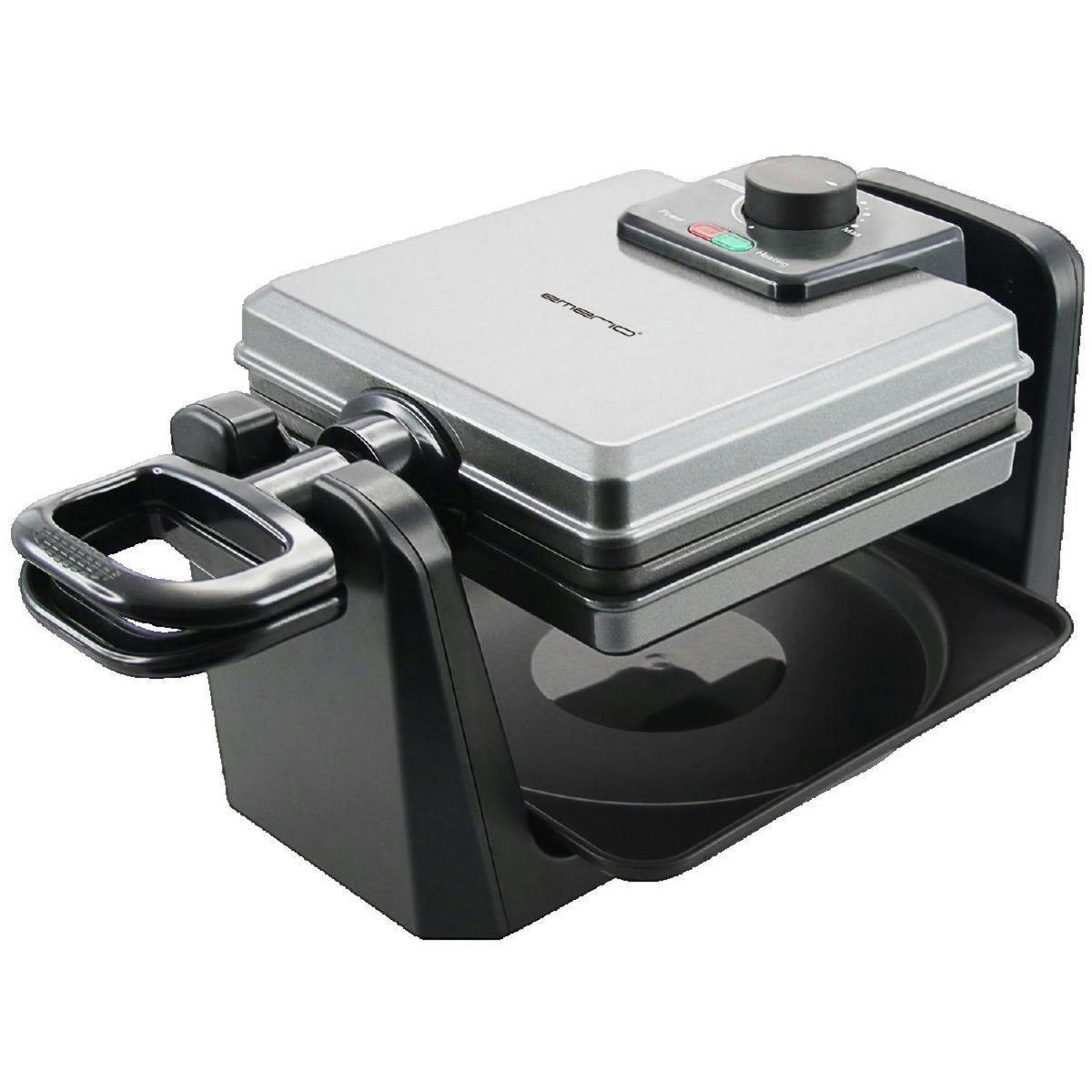 EMERIO Croque Gaufre Emerio 4 gaufres argenté