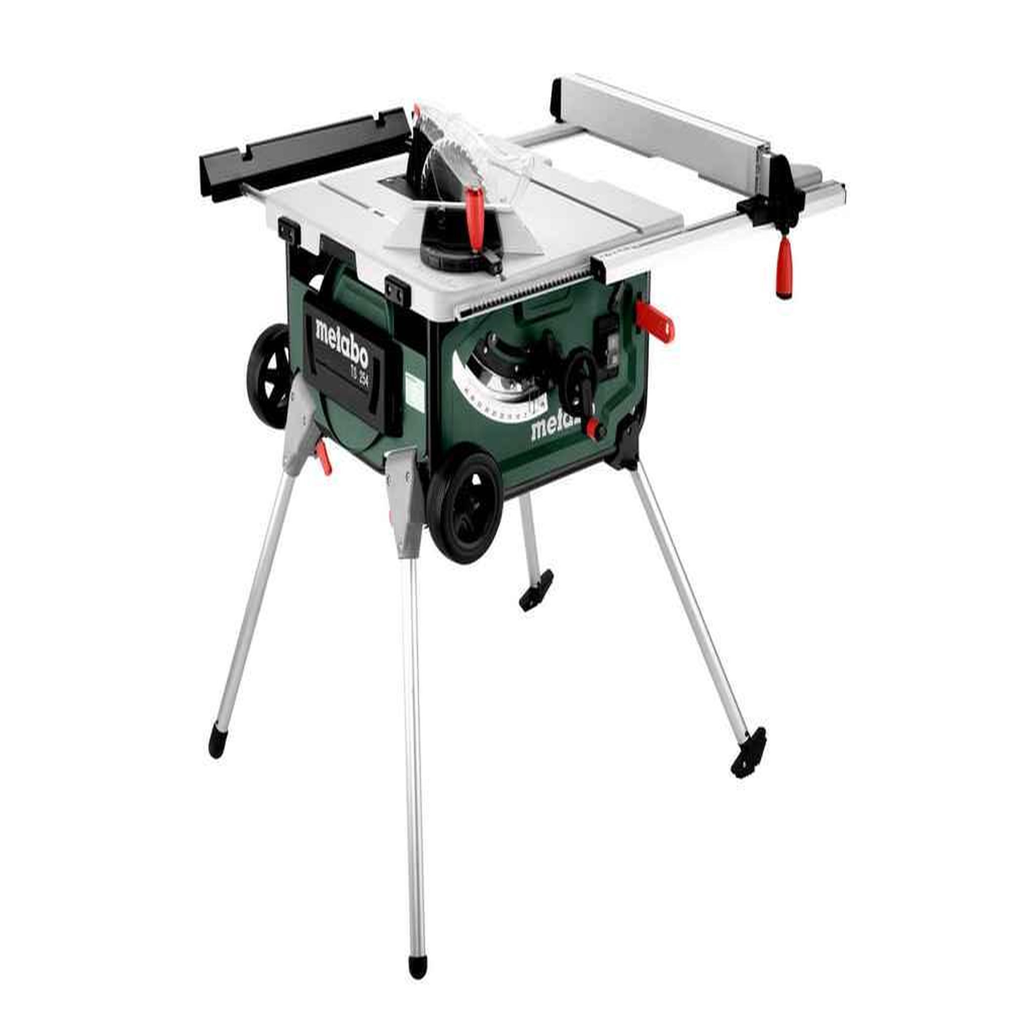 METABO SAS Scie sur table TS 254 - Hauteur de coupe max. 87/54 mm