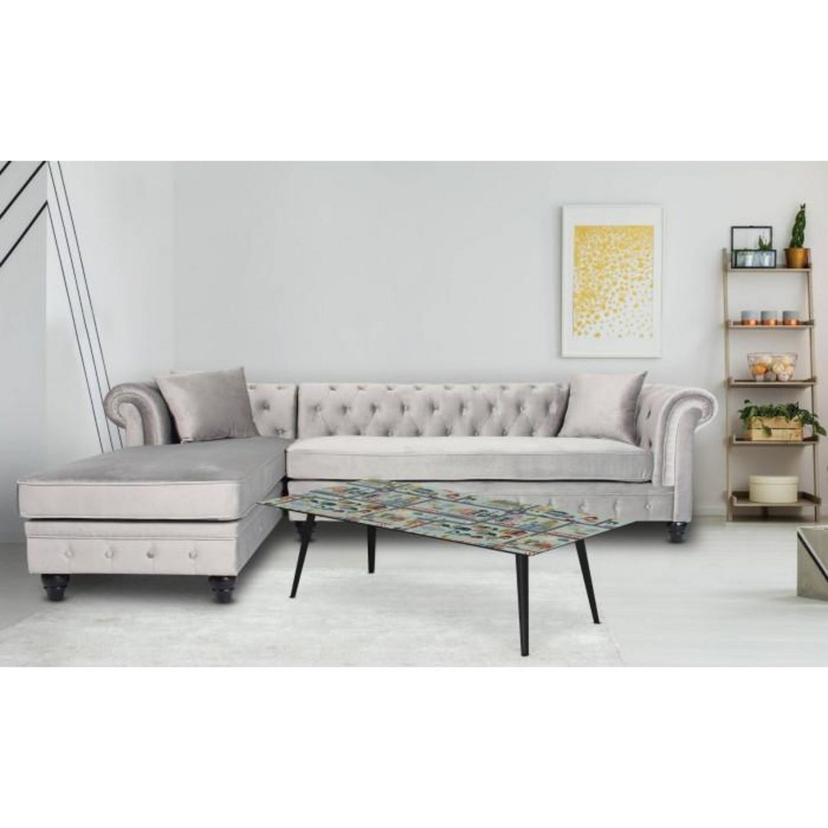 Paris Prix Table Basse 1 Cover  City  120cm Noir