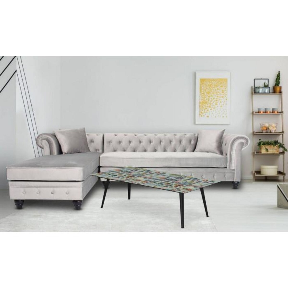 Paris Prix Table Basse 1 Cover  City  120cm Noir