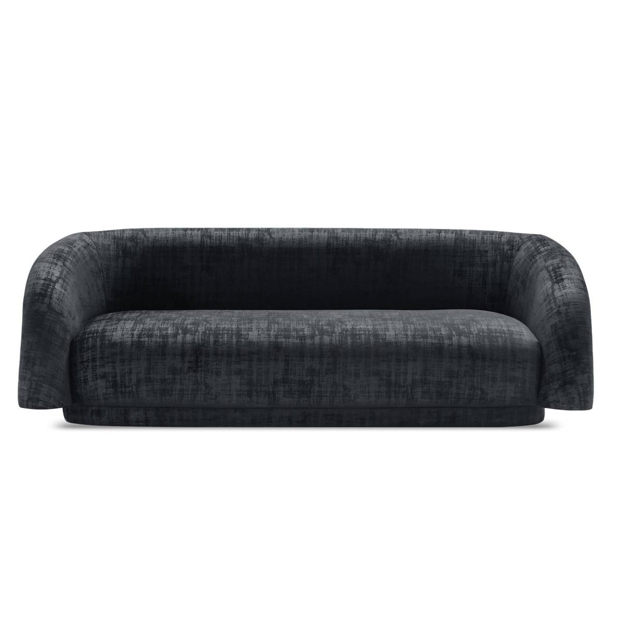 Voir la diapositive 2 : Paris Prix Canapé 3 Places Tissu  Kerio  210cm Noir