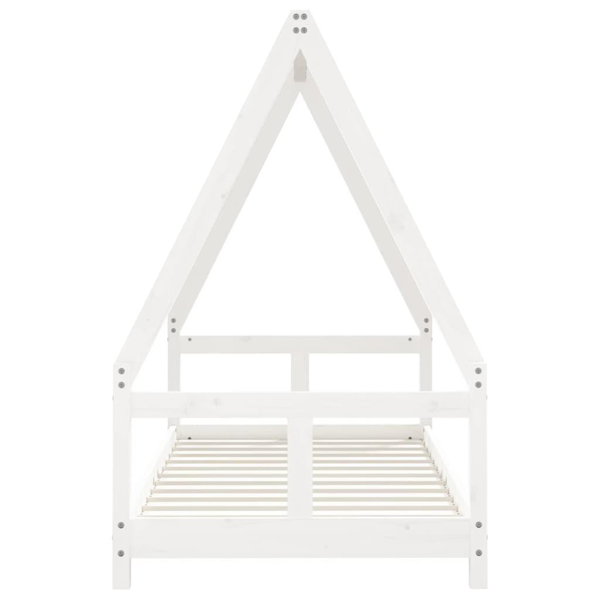 Voir la diapositive 4 : VIDAXL Cadre de lit pour enfant blanc 80x160 cm bois de pin massif