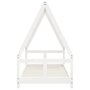 Voir la diapositive 4 : VIDAXL Cadre de lit pour enfant blanc 80x160 cm bois de pin massif