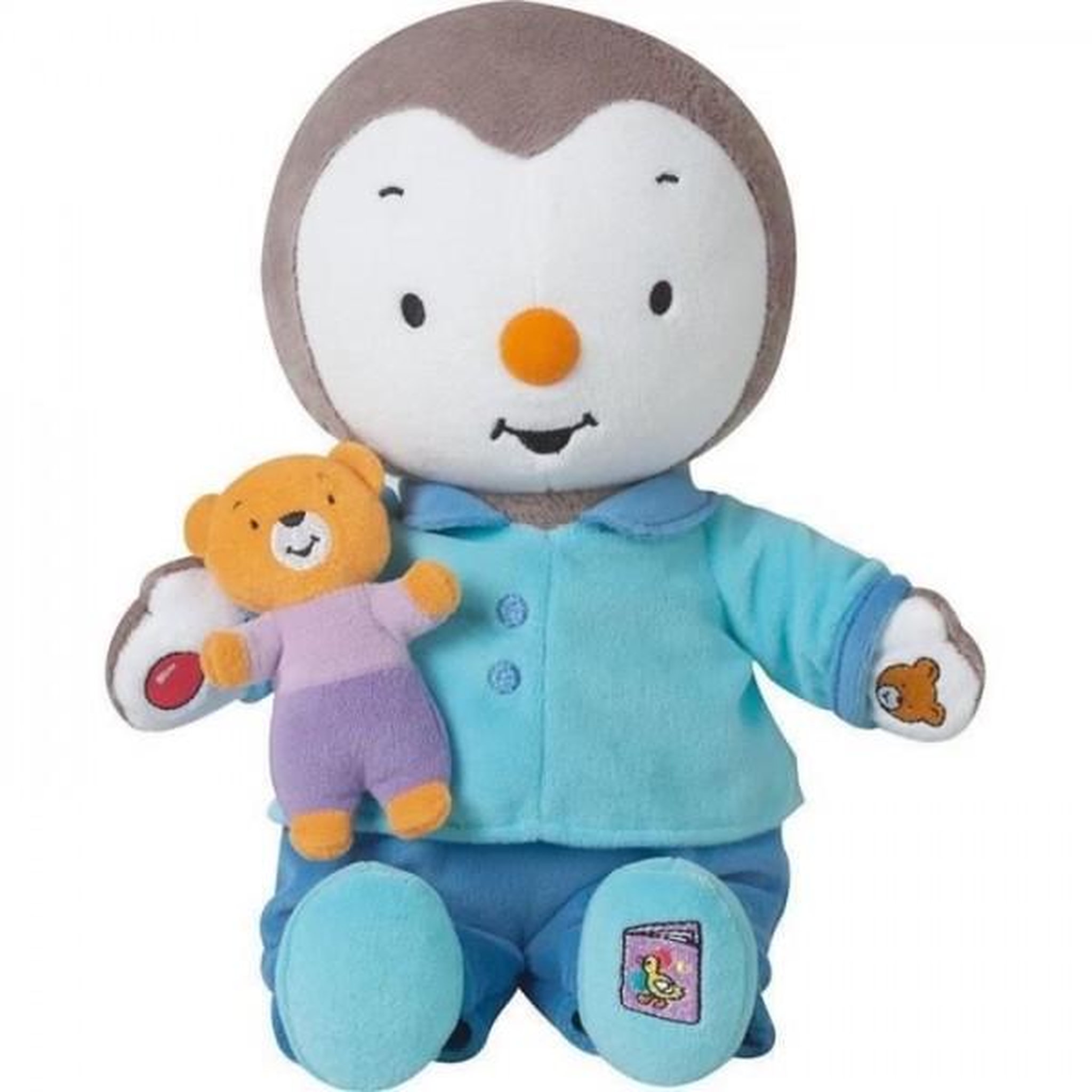 Voir la diapositive 4 : JEMINI Peluche T'CHOUPI Raconte moi une histoire - JEMINI - ± 30 cm - Bleu - Enfant - Mixte