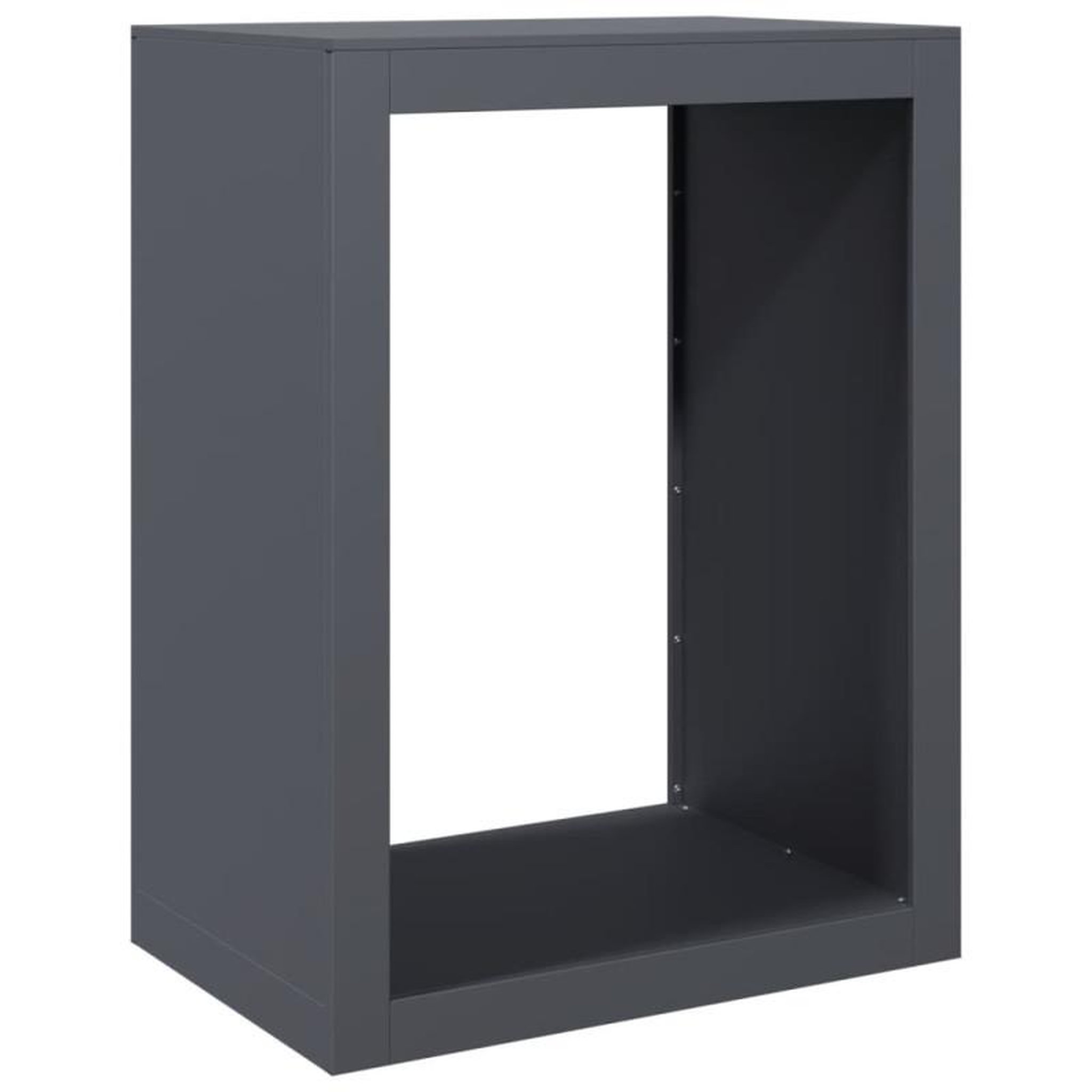 Voir la diapositive 2 : VIDAXL Portant de bois de chauffage anthracite 60x40x80 cm acier